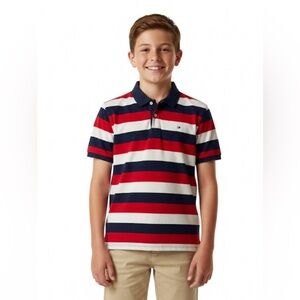 Tommy Hilfiger Horizontal Stripe Youth XL Boy’s Golf Shirt